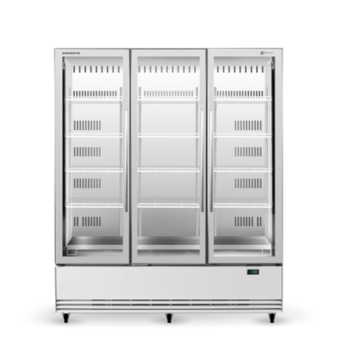 Skope ActiveCore BME1500N-AW 3 Glass Door Upright Display Fridge White